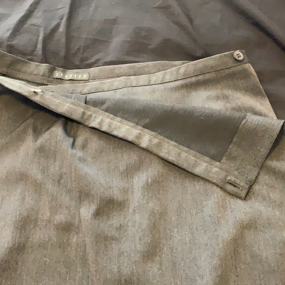 Wrap skirt - grey - Picture 2 of 3